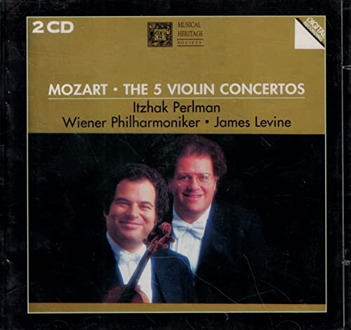 MOZART - 5 VIOLIN CONCERTOS (2CDS-MUSICAL HERITAG