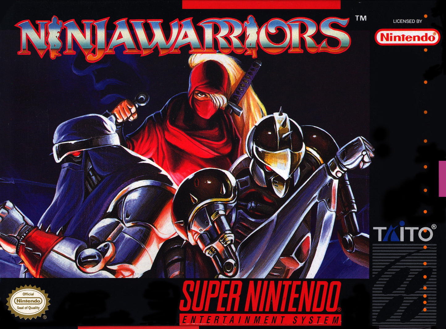 NINJA WARRIORS - SNES