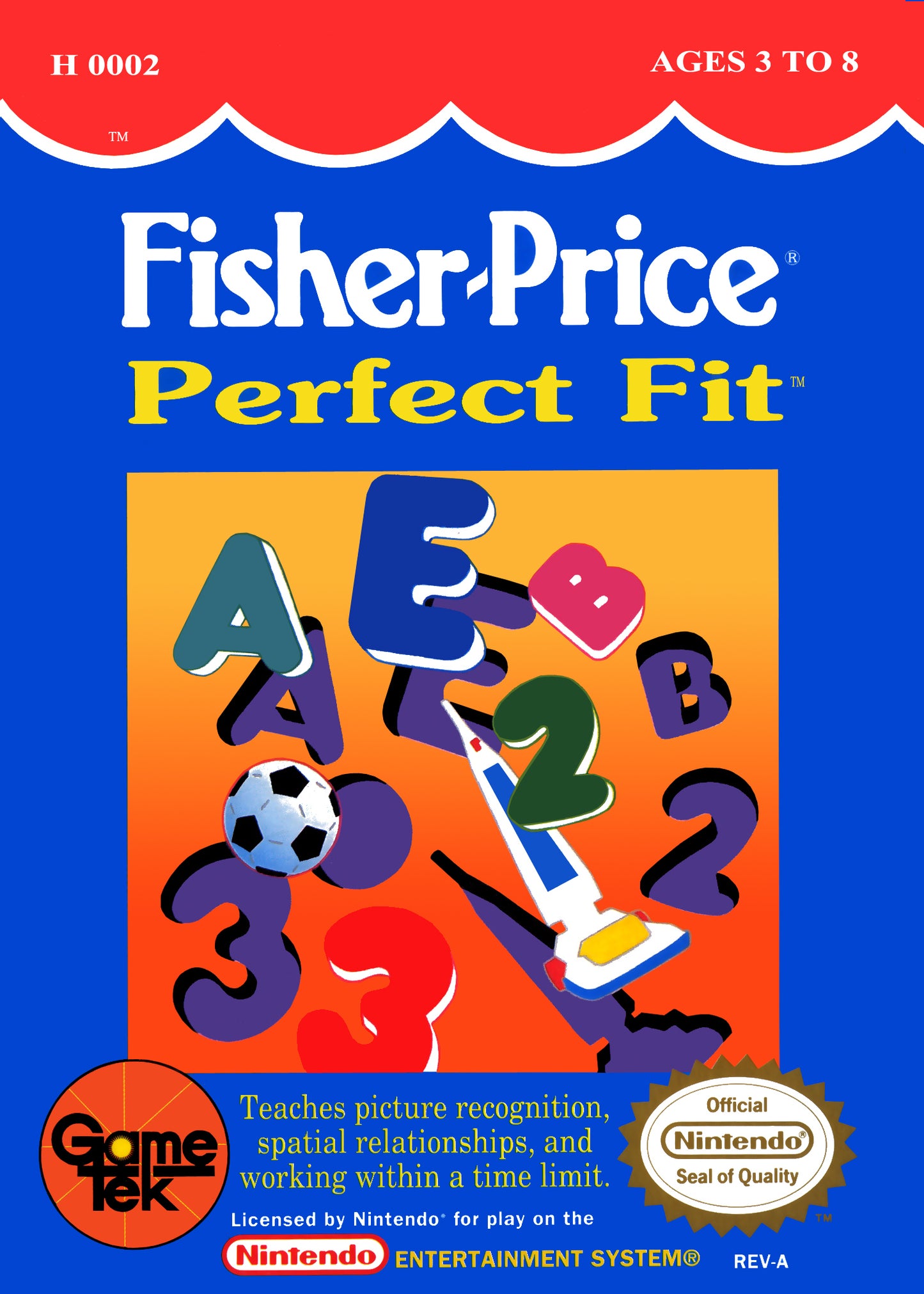 FISHER-PRICE: PERFECT FIT - NES (W/BOX & MANUAL)