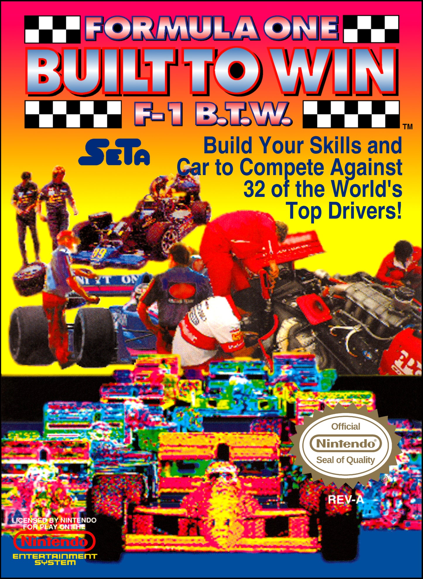 FORMULA ONE: BUILT TO WIN - NES
