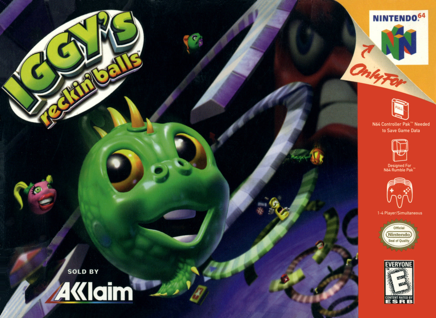 IGGY'S RECKIN' BALLS - N64