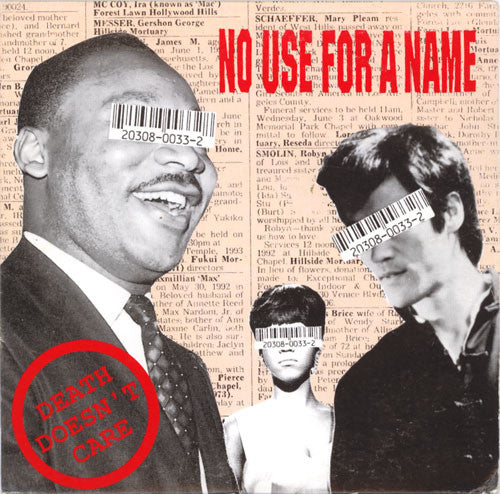 NO USE FOR A NAME - DEATH DOESN'T CARE