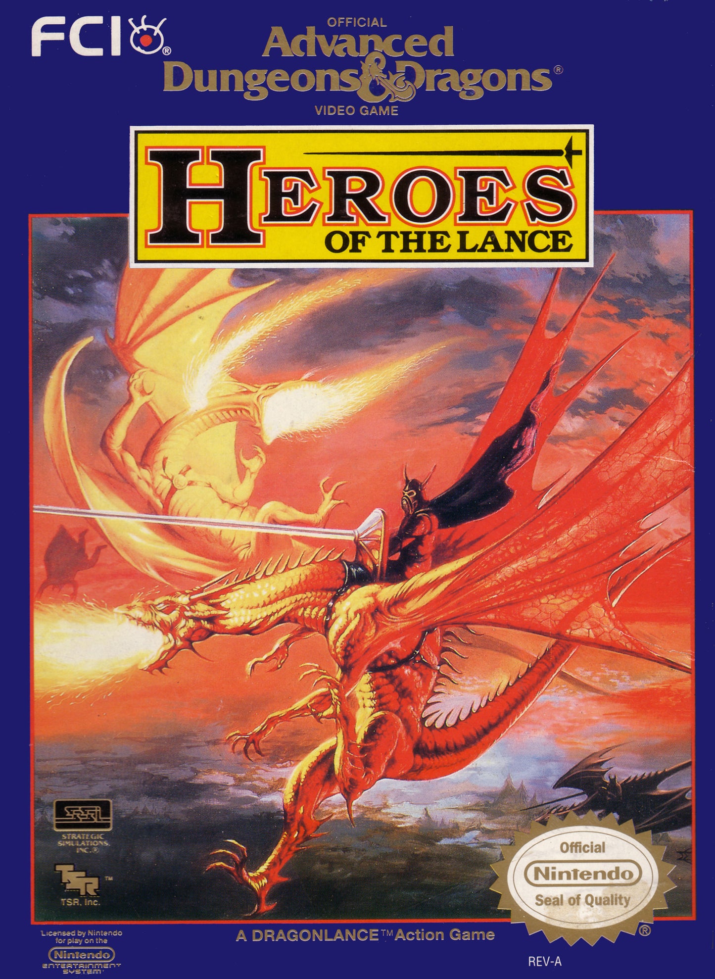 ADVANCED DUNGEONS & DRAGONS: HEROES OF T - NES