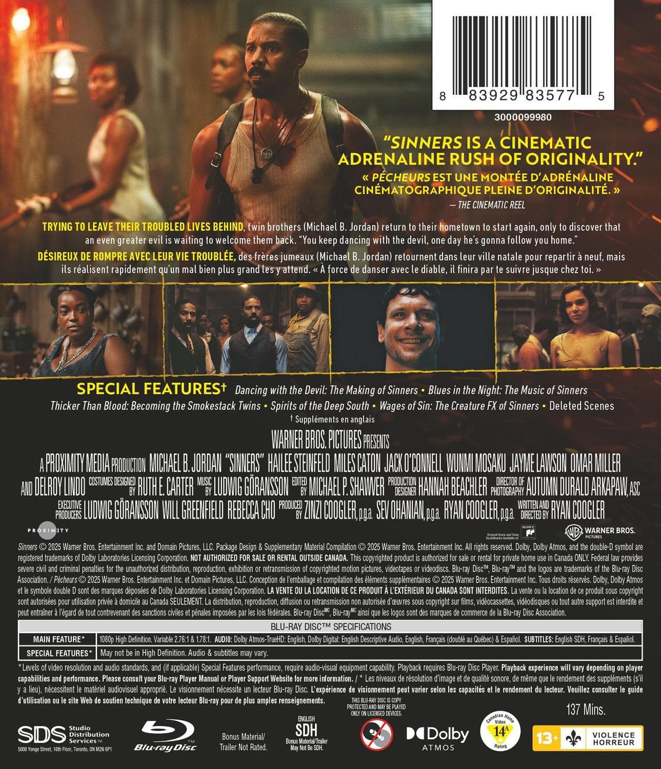 SINNERS - BLU-2025-MICHAEL B. JORDAN