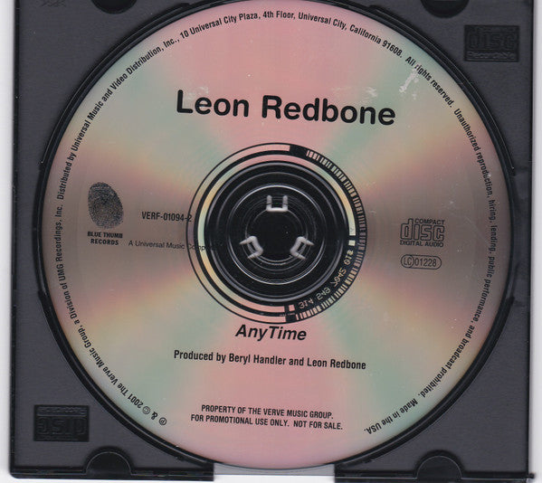 REDBONE, LEON - ANYTIME (REISSUE)