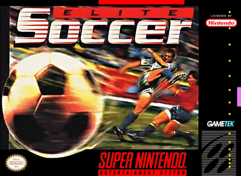 ELITE SOCCER - SNES (W/BOX & MANUAL)