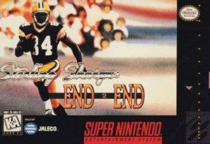 STERLING SHARPE: END 2 END - SNES (W/BOX & MANUAL)