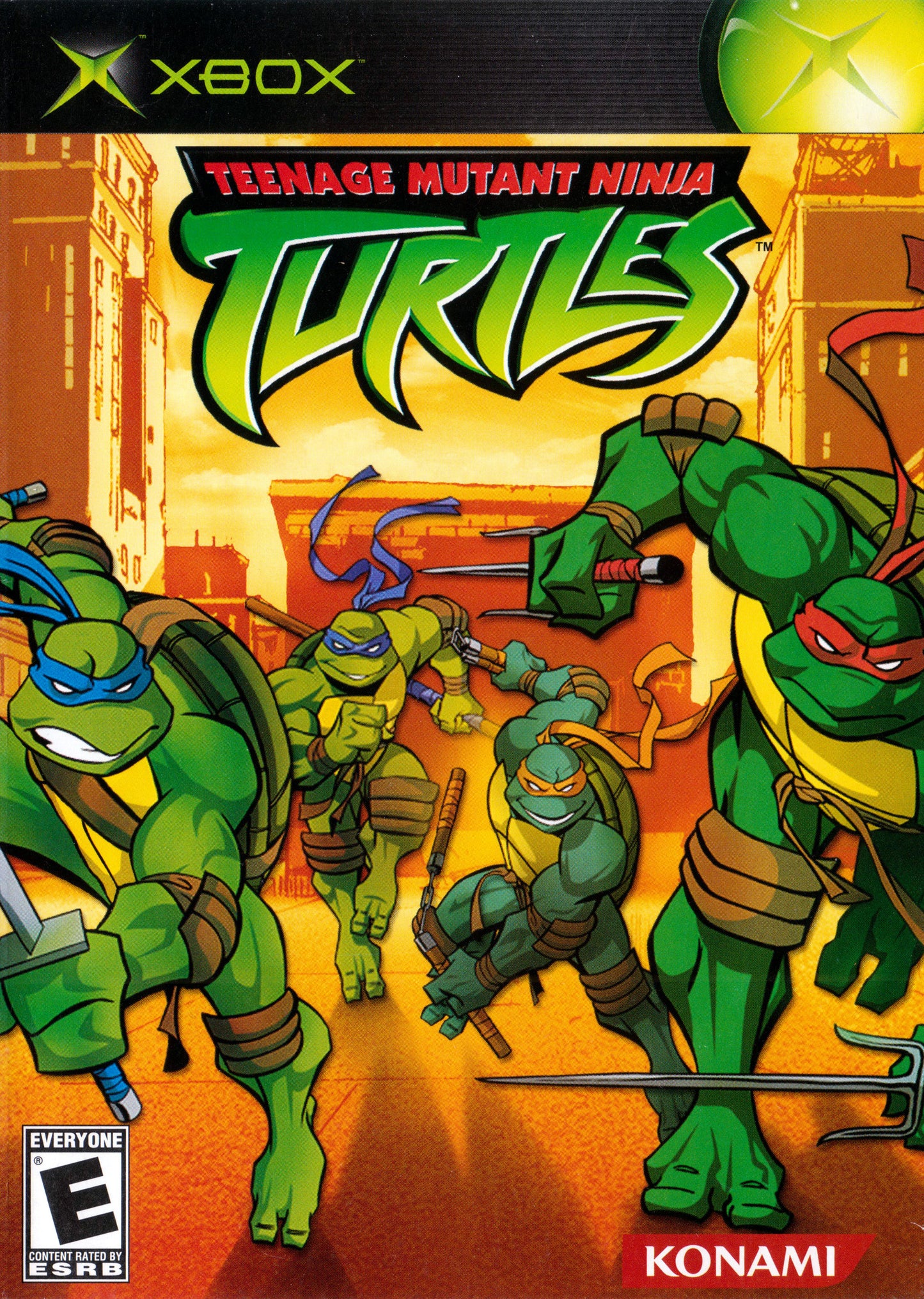 TEENAGE MUTANT NINJA TURTLES - XBOX