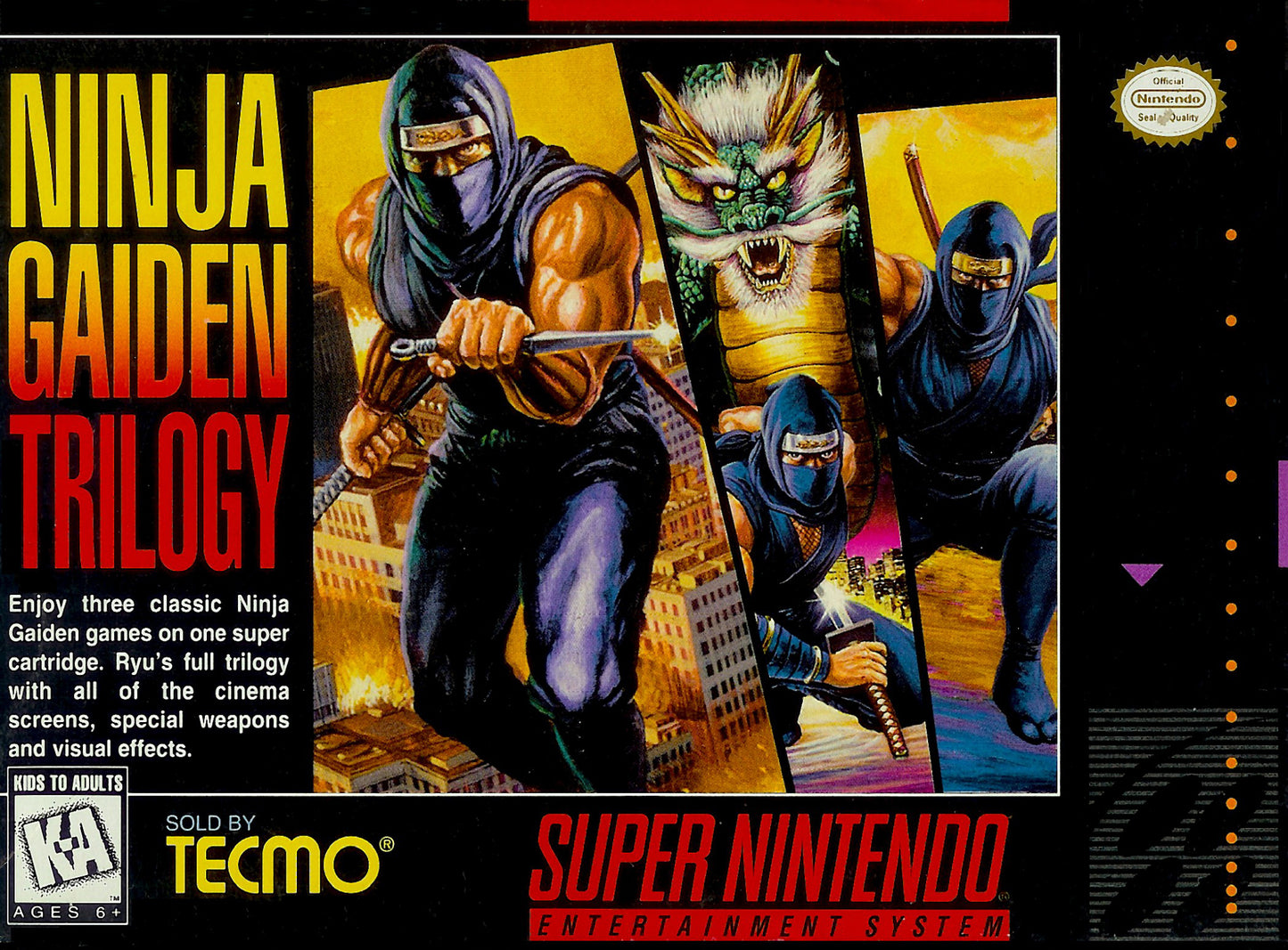 NINJA GAIDEN TRILOGY - SNES