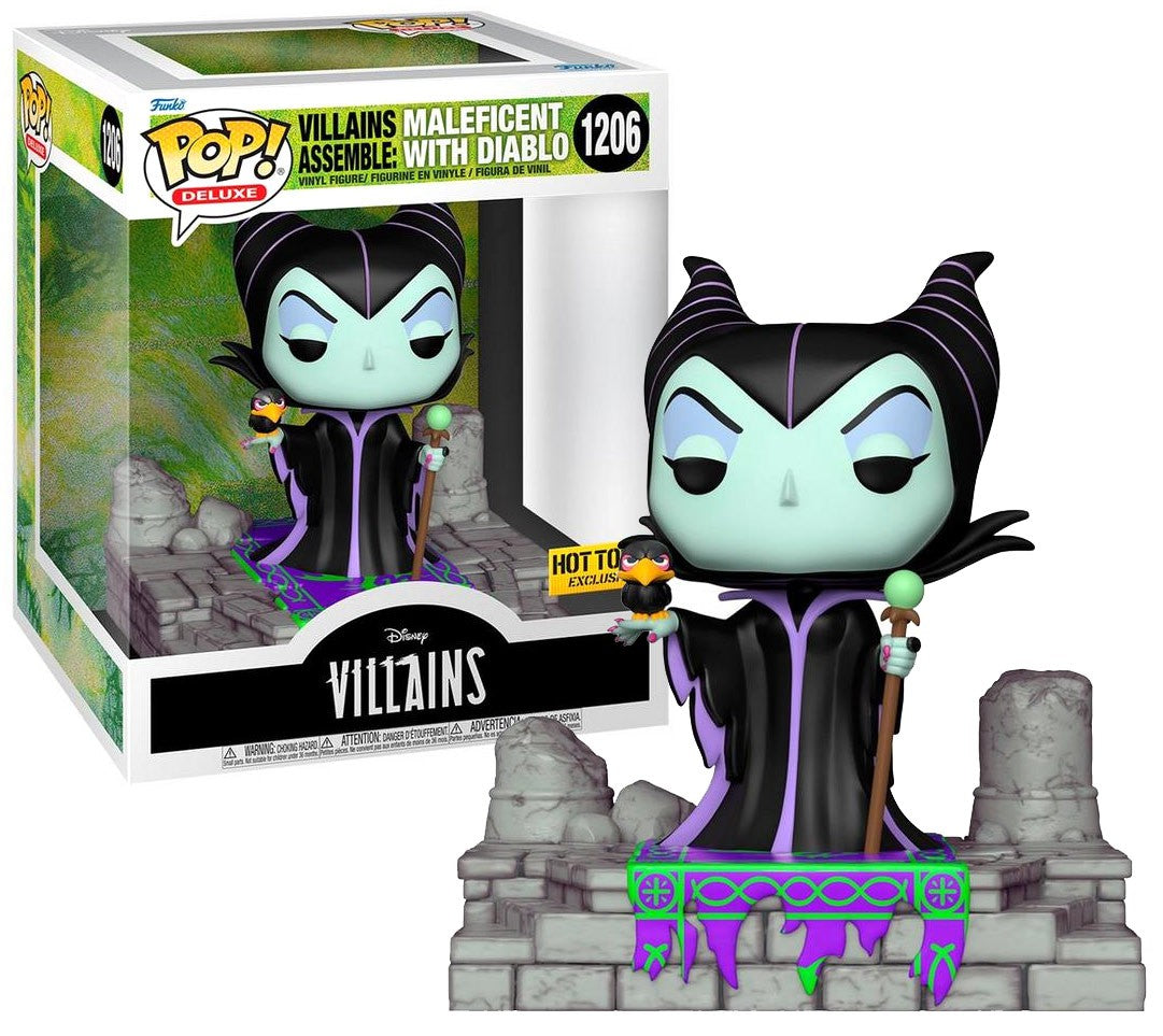 VILLAINS: MALEFICENT WITH DIABLO #1209 (ASSEMBLE:) - FUNKO POP!-EXCLUSIVE
