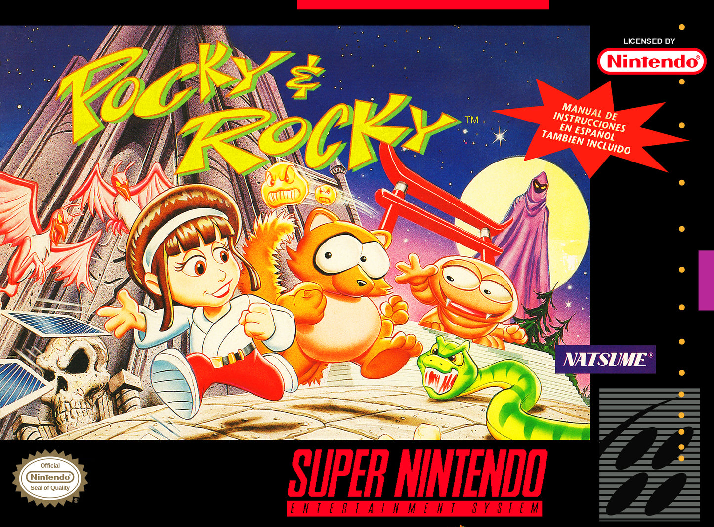 POCKY & ROCKY 2 - SNES (W/BOX)