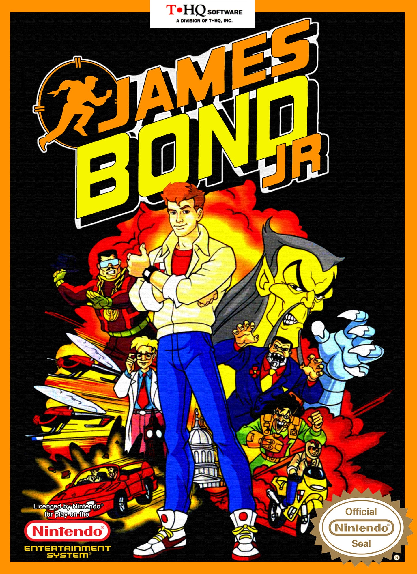 JAMES BOND JR. - NES (W/BOX)