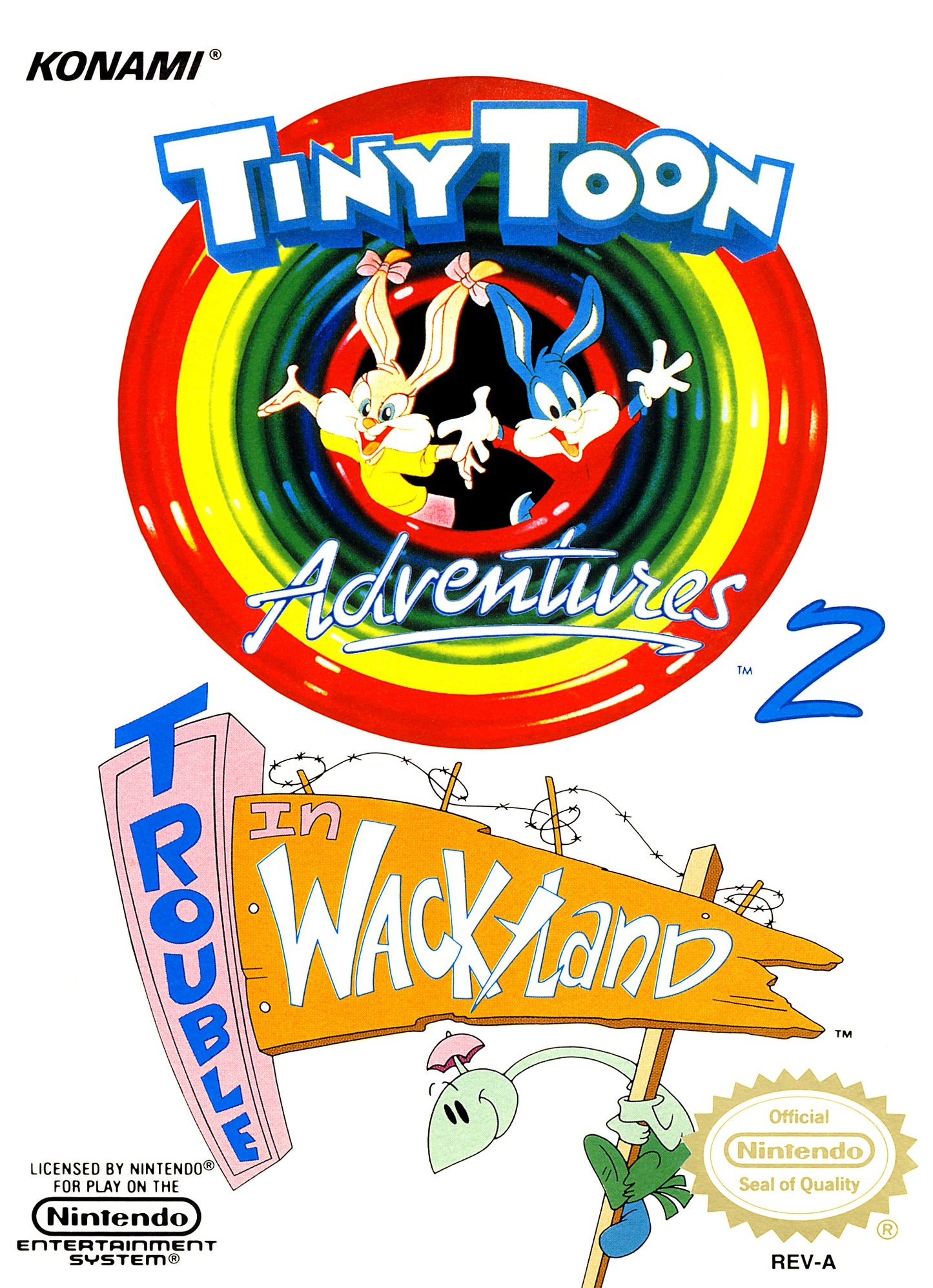 TINY TOON ADVENTURES 2: TROUBLE IN WACKY - NES