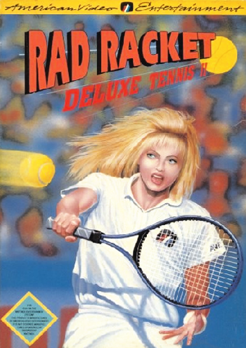 RAD RACKET: DELUXE TENNIS II - NES