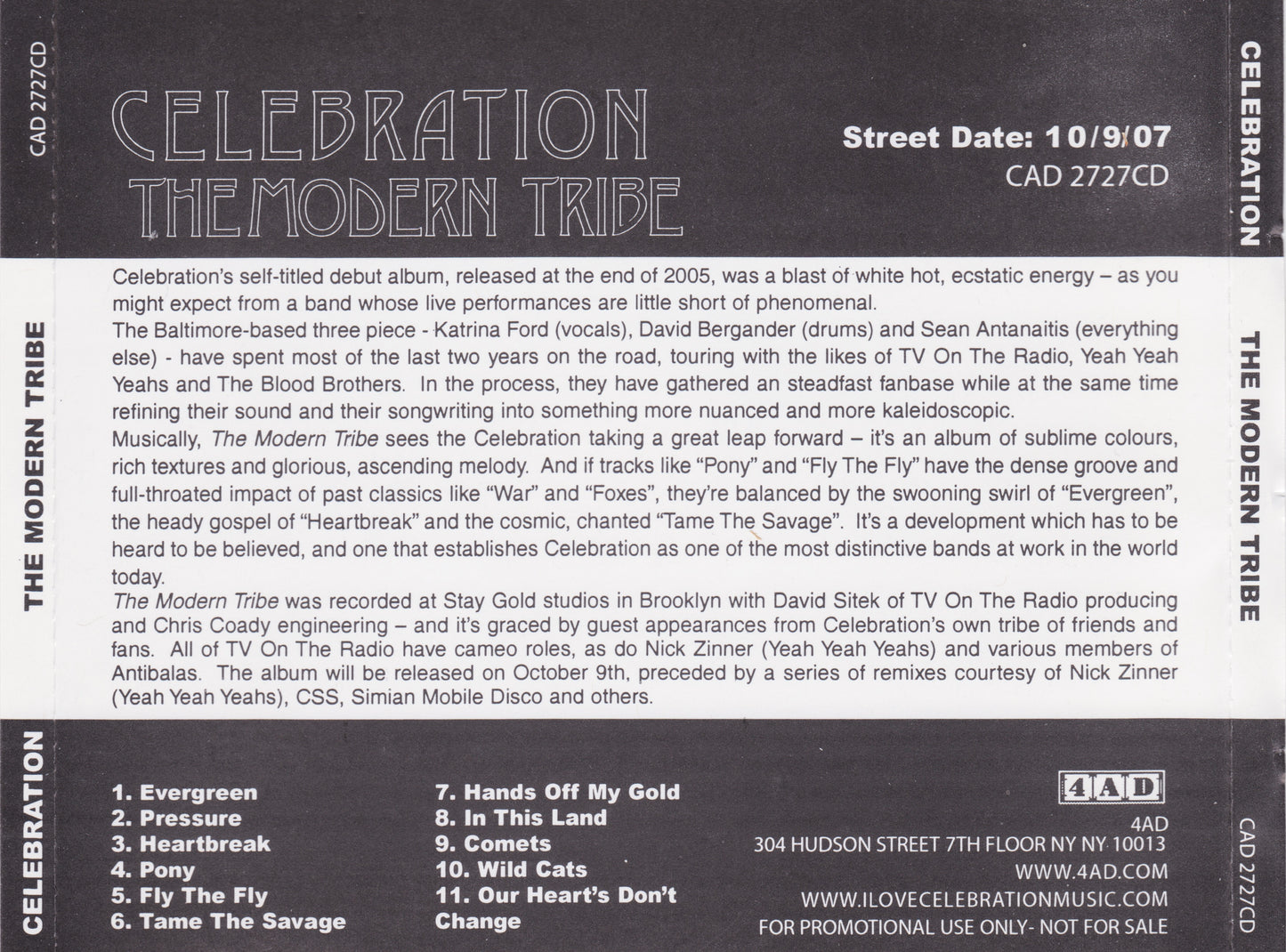 CELEBRATION - MODERN TRIBE