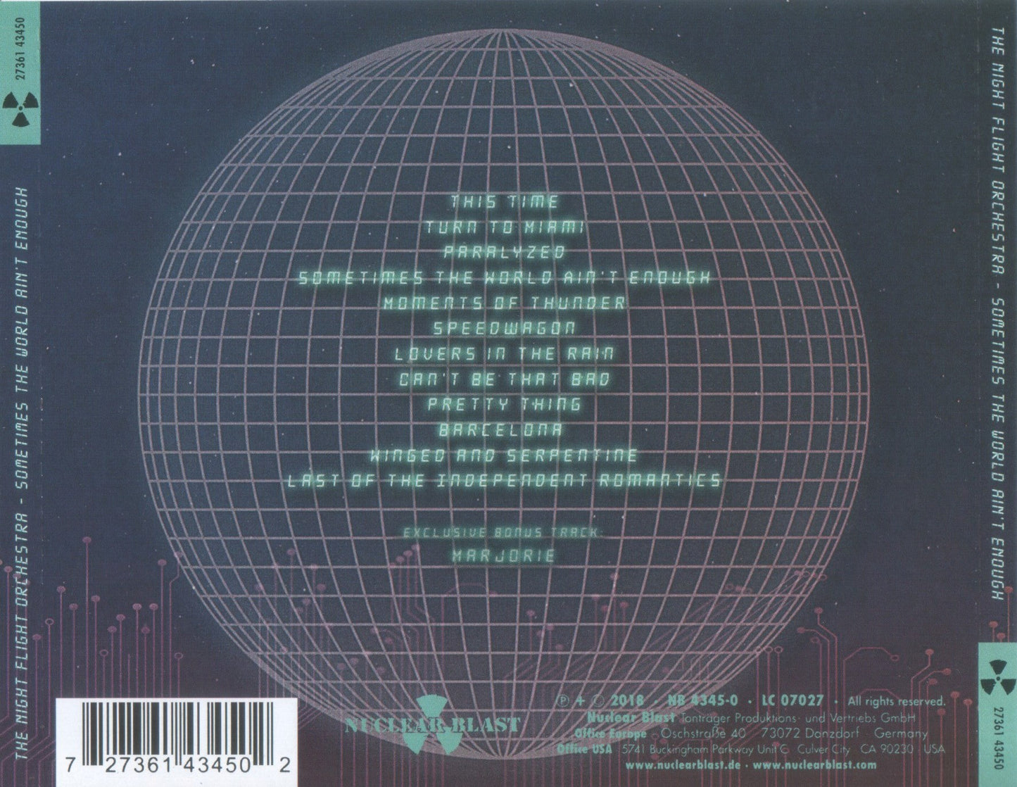 NIGHT FLIGHT ORCHESTRA - SOMETIMES THE WORLD AIN'T ENOUGH