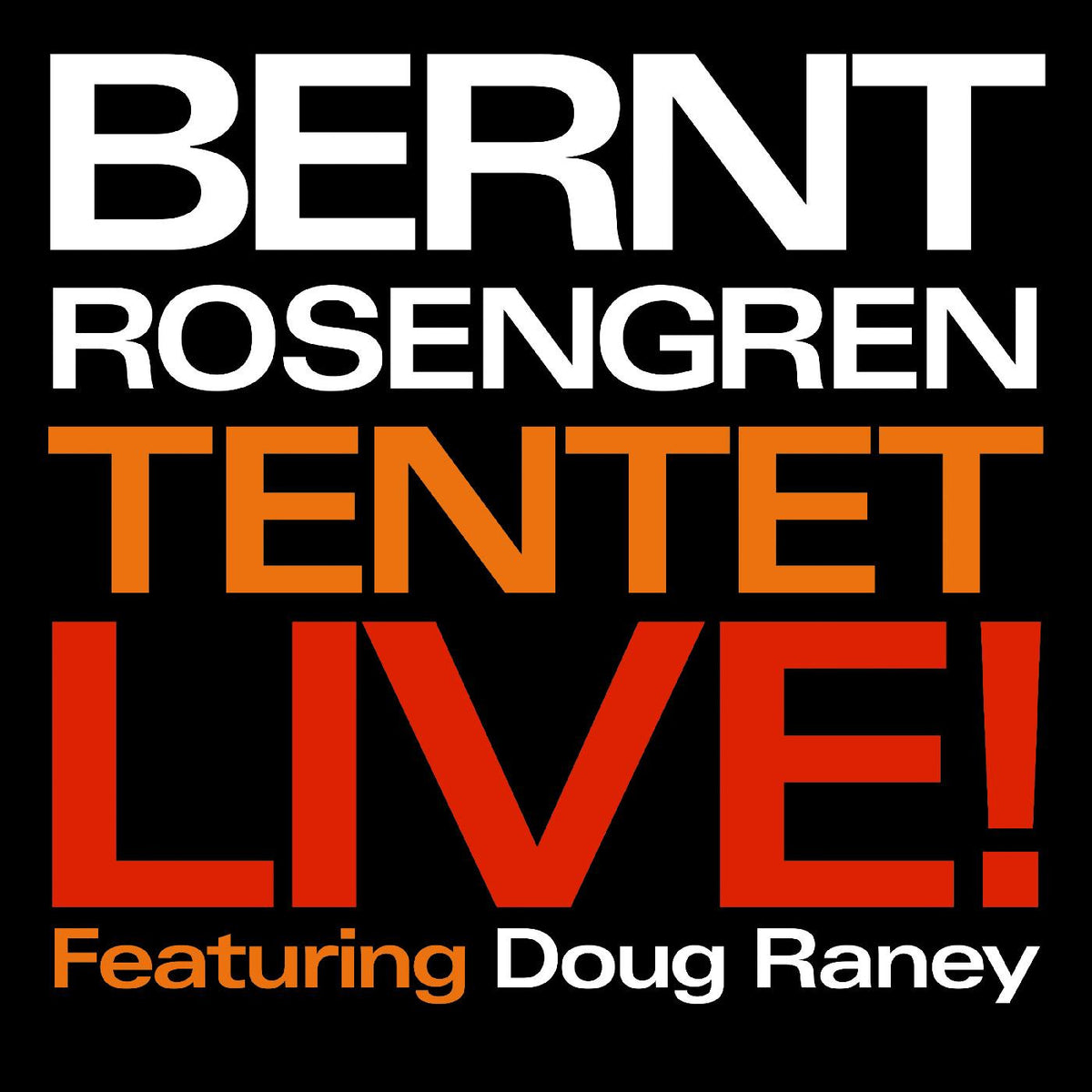 ROSENGREN, BERNT TENTET - LIVE!