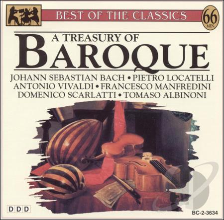 VARIOUS - A TREASURY OF BAROQUE (4CDS)
