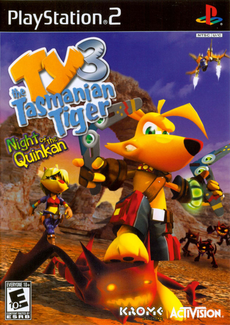 TY THE TASMANIAN TIGER 3: NIGHT OF THE N - PS2