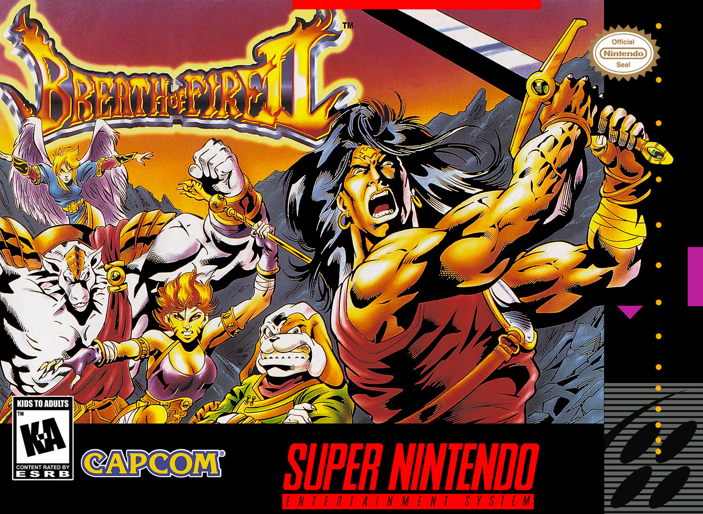 BREATH OF FIRE II - SNES (W/BOX)