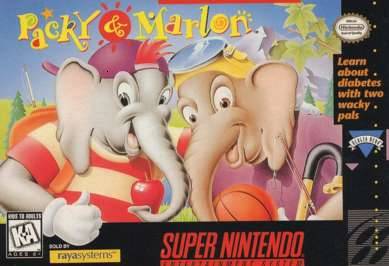 PACKY & MARLON - SNES (W/BOX & MANUAL)