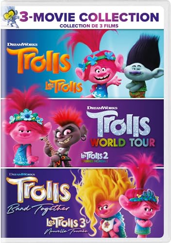 TROLLS/ TROLLS: WORLD TOUR/TROLLS 3 - DVD-3 MOVIE COLLECTION