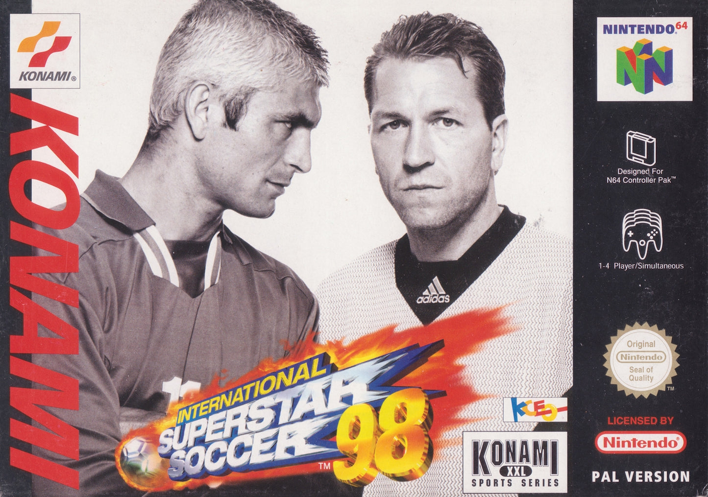 INTERNATIONAL SUPERSTAR SOCCER 98 - N64 (W/BOX & MANUAL)