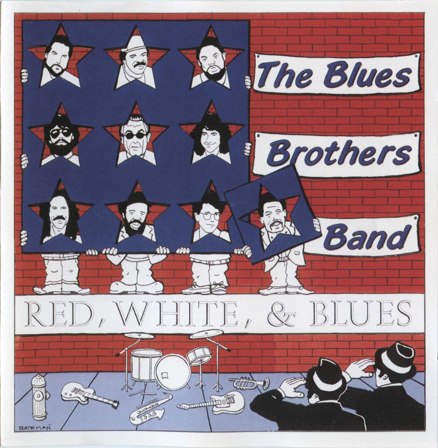 BLUES BROTHERS - RED WHITE & BLUES