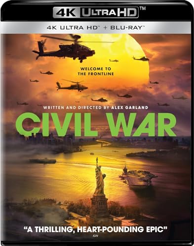 CIVIL WAR (MOVIE) - BLU-4K-2024-KIRSTEN DUNST-INC. BLU COPY