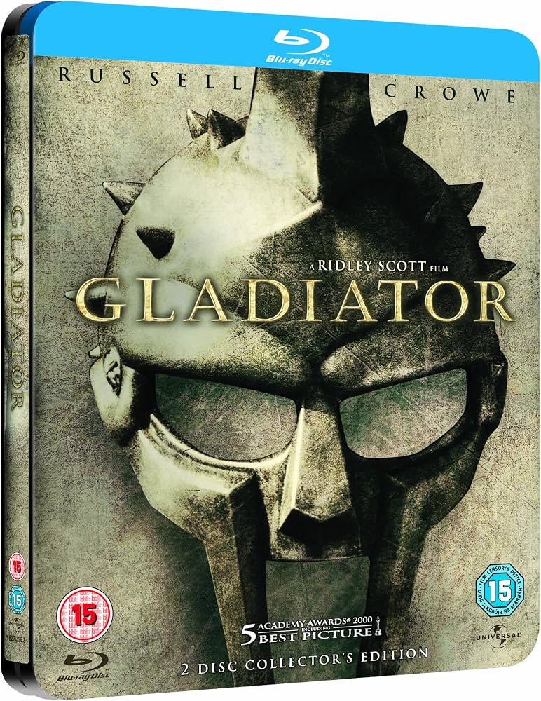 GLADIATOR - BLU-2000-RUSSELL CROWE-STEELBOOK