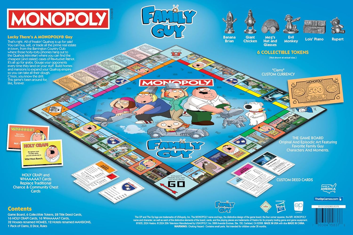 MONOPOLY: FAMILY GUY - BOARD GAME