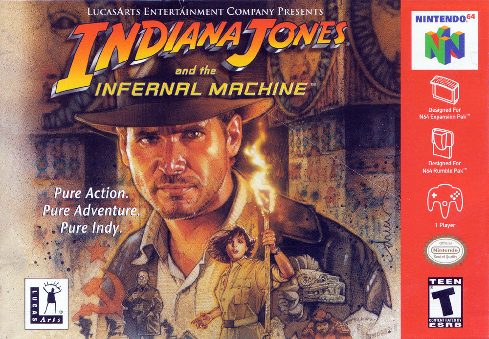 INDIANA JONES & THE INFERNAL MACHINE - N64