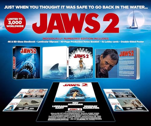 JAWS 2 - BLU-4K-INC. BLU COPY-LTD. ED-STEELBOOK