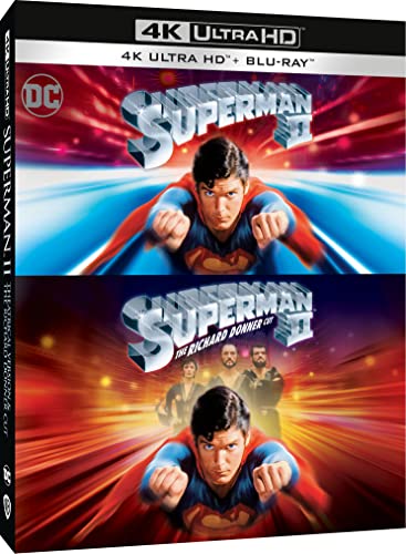 SUPERMAN II - BLU-4K-THEATRICAL & DONNER CUT-INC. BLU