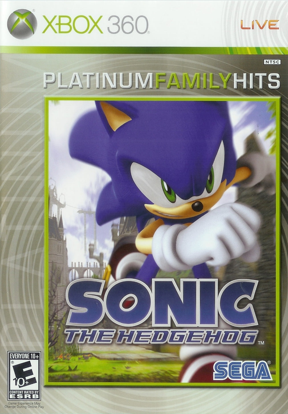 SONIC THE HEDGEHOG (PLATINUM HITS) - XBX360