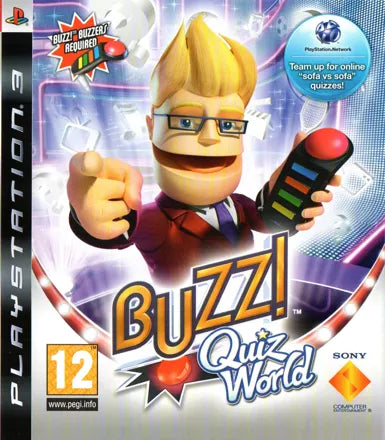 BUZZ QUIZ WORLD (BUNDLE W/ BUZZERS) - PS3