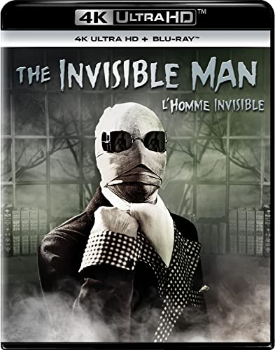 INVISIBLE MAN (MOVIE) - BLU-4K-1933-CLAUDE RAINS-INC. BLU COPY (