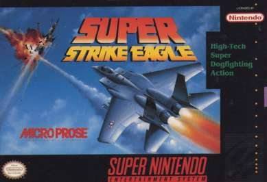 SUPER STRIKE EAGLE - SNES (W/BOX & MANUAL)