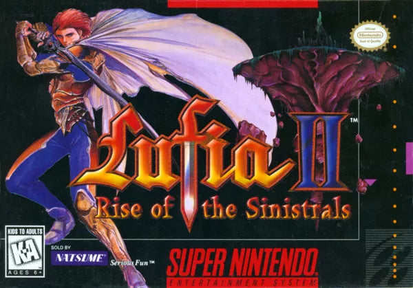 LUFIA II: RISE OF SINSTRALS - SNES (W/BOX)