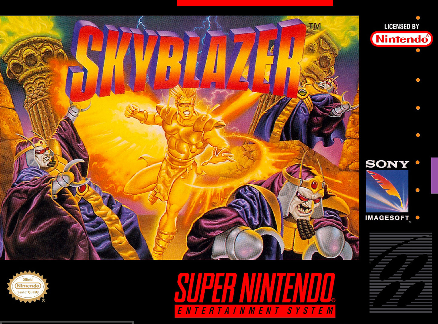 SKYBLAZER - SNES (W/BOX & MANUAL)