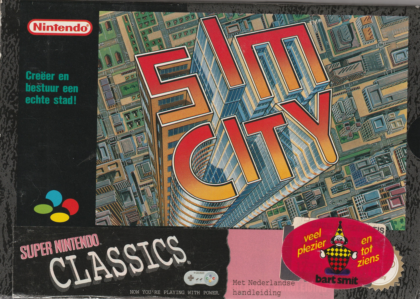 SIM CITY - SNES (W/BOX & MANUAL)