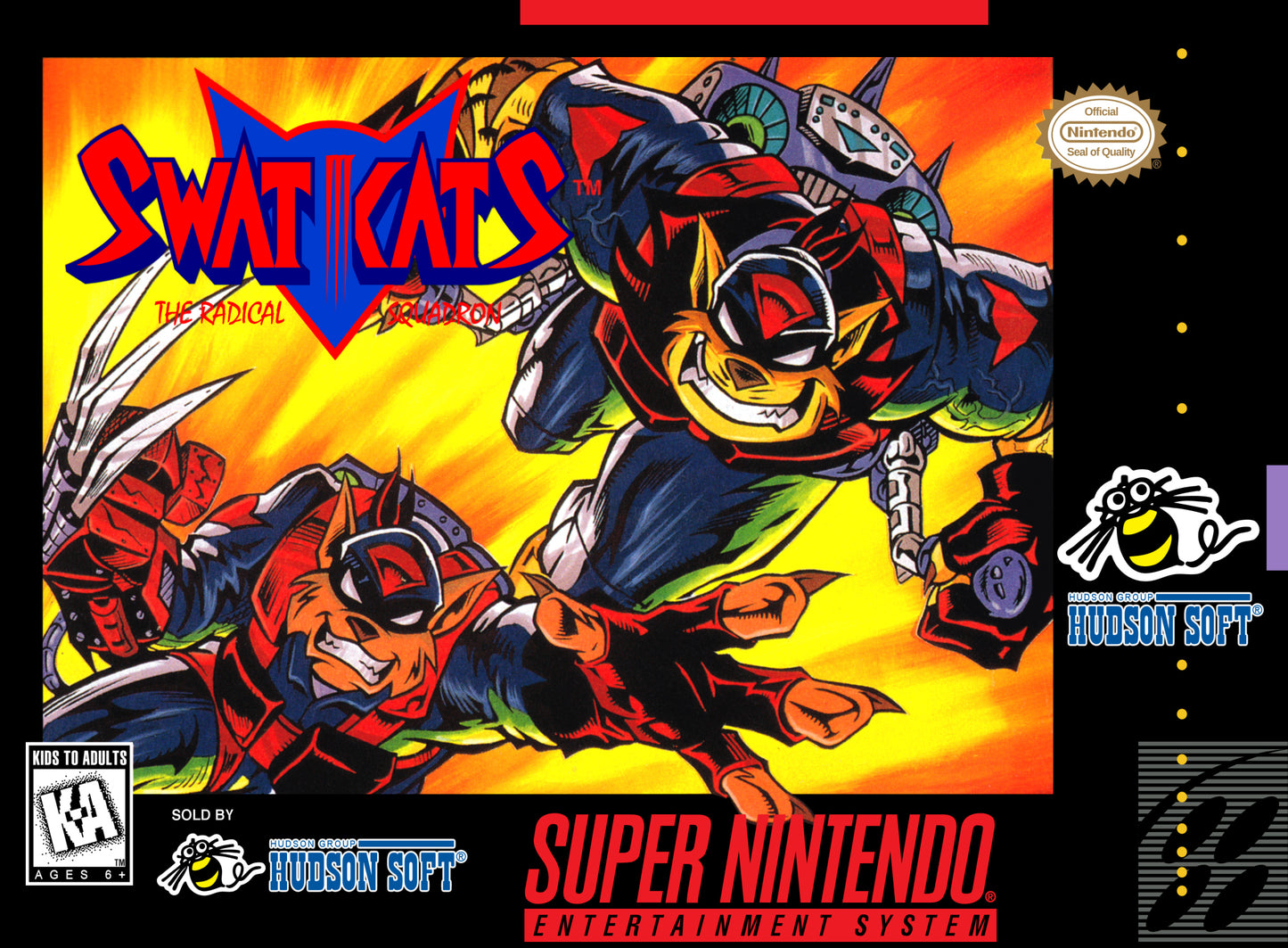 SWAT KATS - SNES (W/BOX & MANUAL)