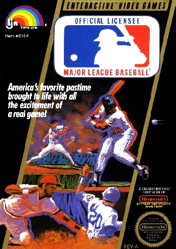 MAJOR LEAGUE BASEBALL - NES (W/BOX & MANUAL)