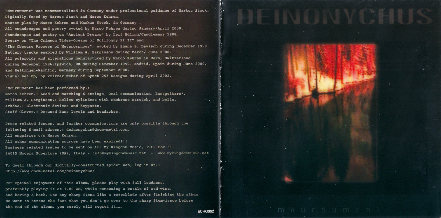 DEINONYCHUS - MOURNUMENT