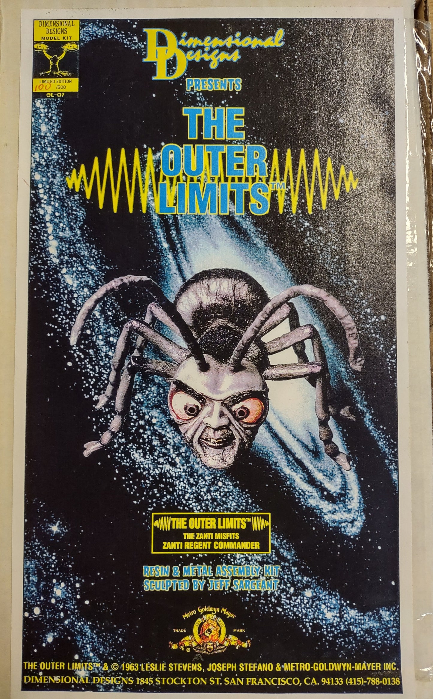 OUTER LIMITS: ZANTI MISFITS (100/500) - MODEL KIT-DIMENSIONAL DESIGNS