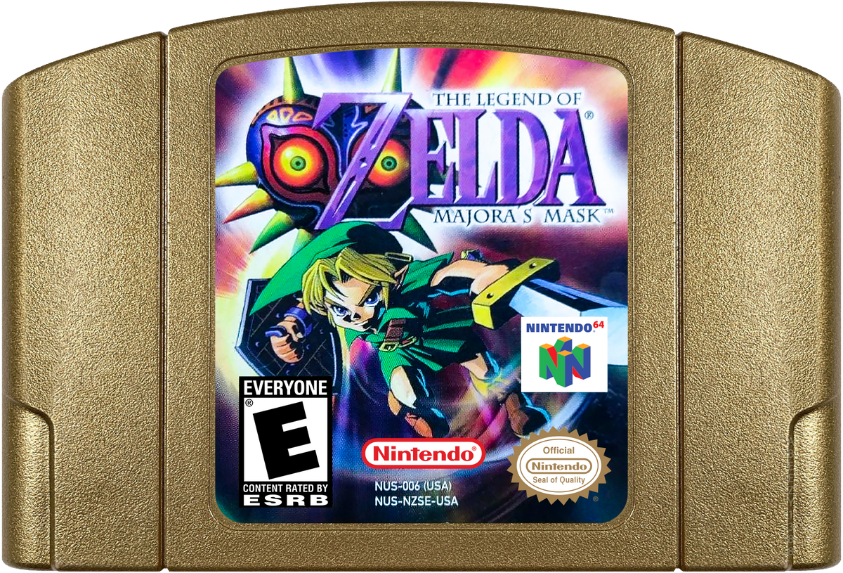LEGEND OF ZELDA: MAJORA'S MASK (GOLD CARTRIDGE) - N64