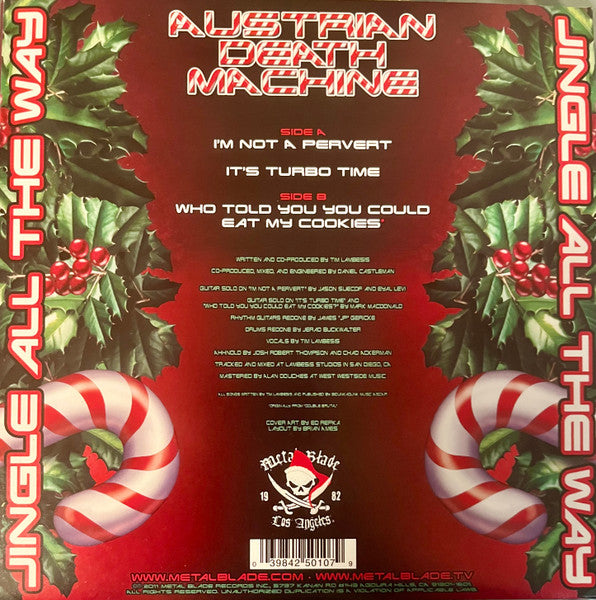 Austrian Death Machine - Jingle All The Way 7" (Used LP)