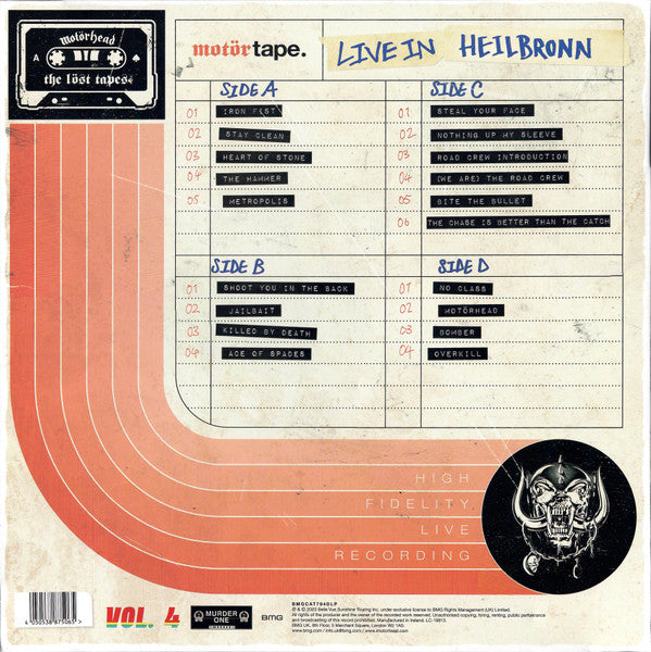 Motorhead - Lost Tapes Vol. 4 (Amber) (Sealed) (Used LP)