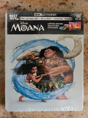 MOANA - BLU-4K-INC. BLU COPY-STEELBOOK