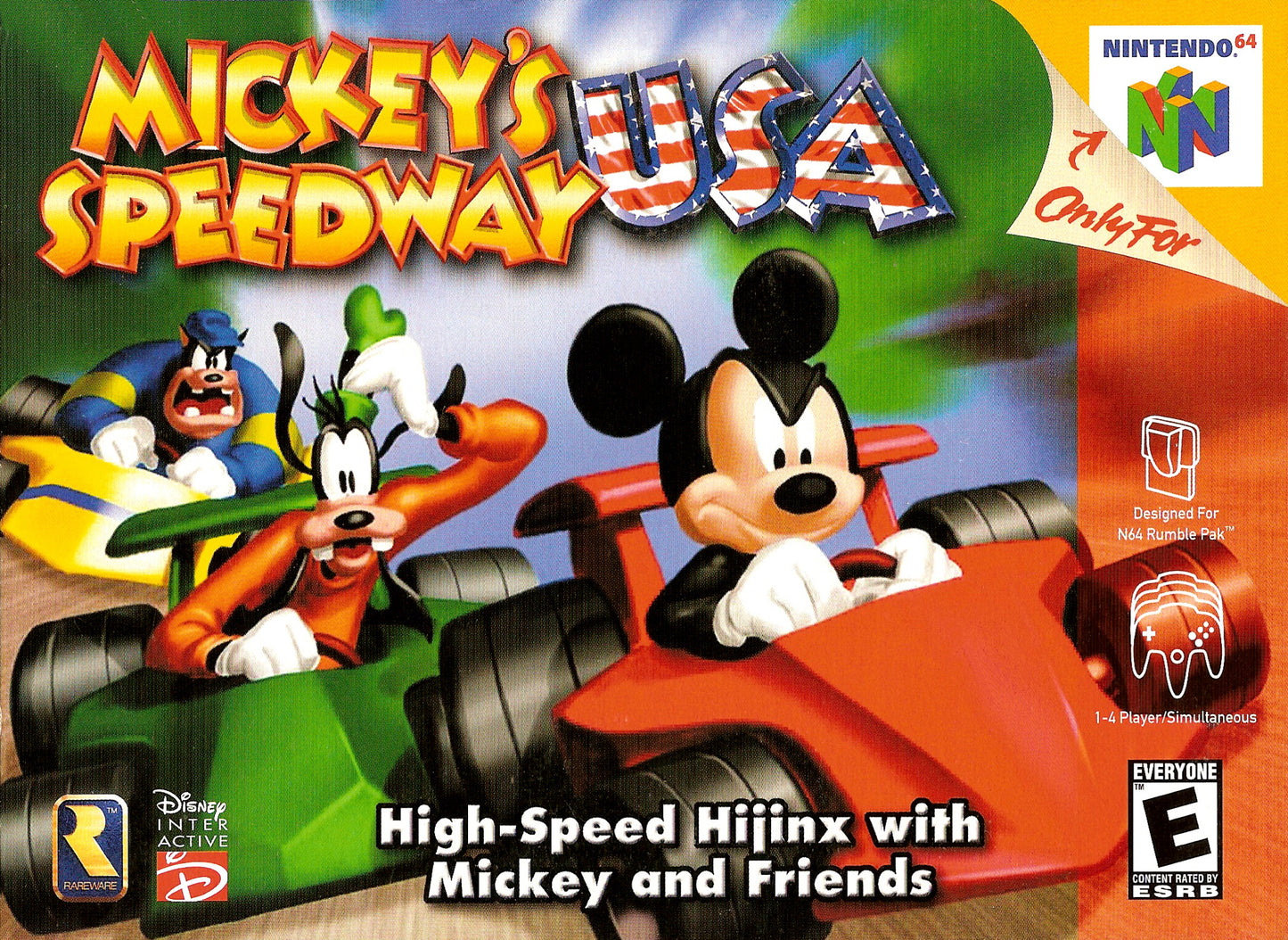 MICKEY'S SPEEDWAY USA - N64